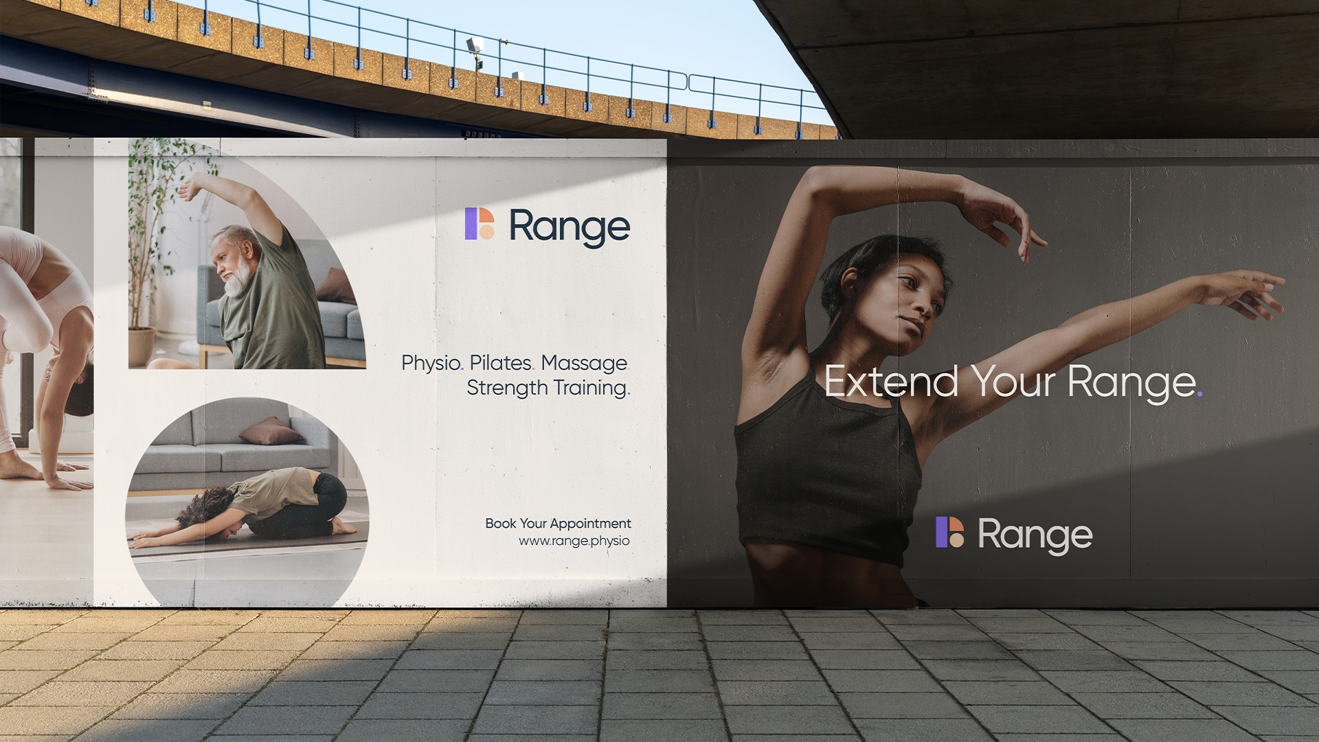 Range Physio | Branding & Identity Design | Side By Side Studio