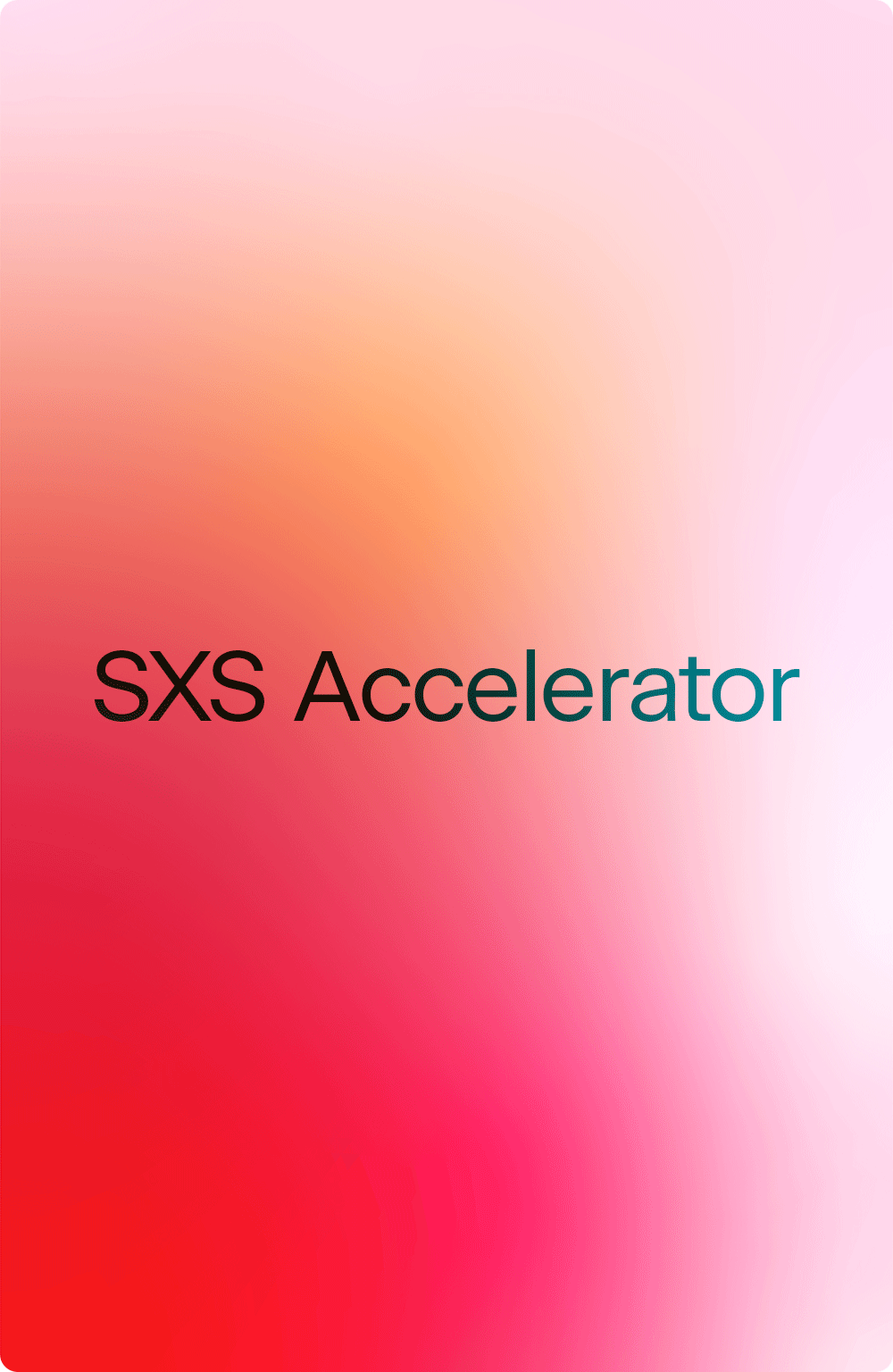 Side By Side Studio Experience Title - Accelerator