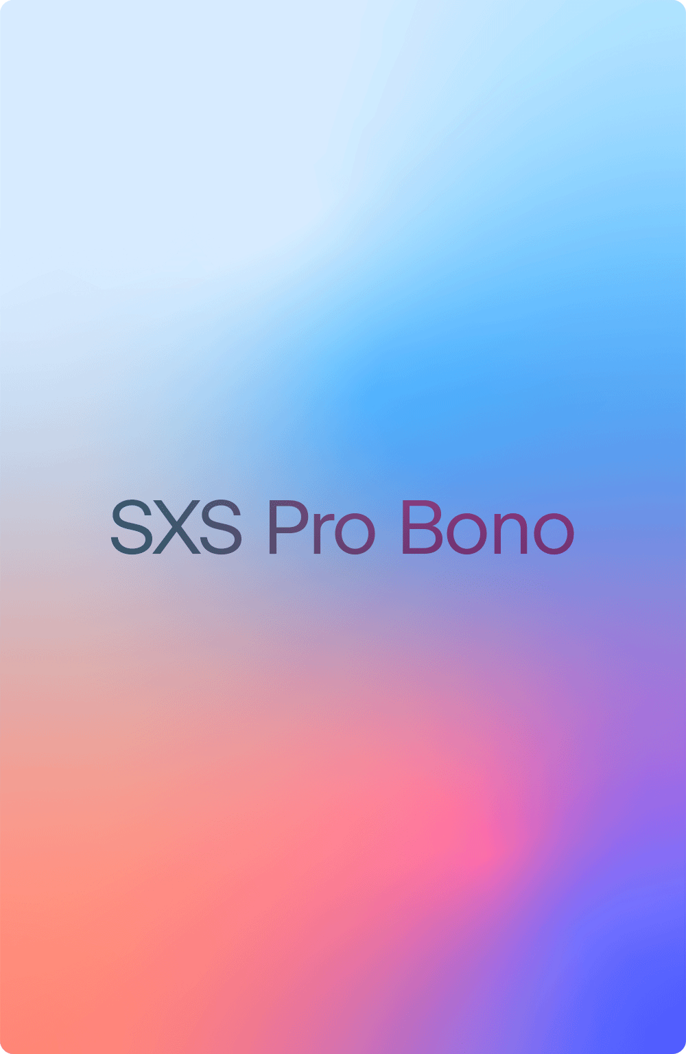 Side By Side Studio Experience Title - Pro Bono